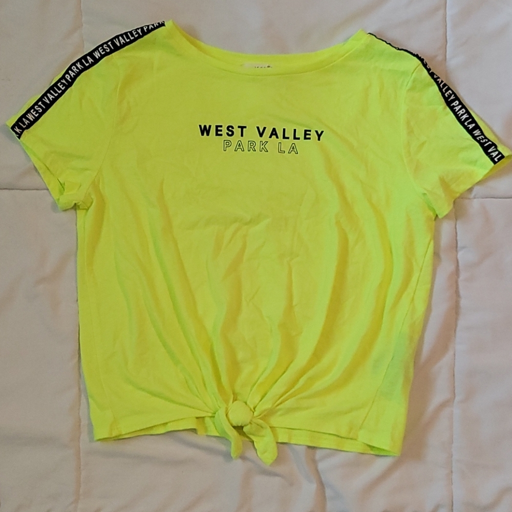 LAST CHANCE...Neon yellow tee